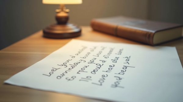 Comment écrire une lettre de condoléances pour un cousin